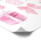 Poster Enfants 9e Coquette Anniversaire Fête Neuf Anniver (Coin)