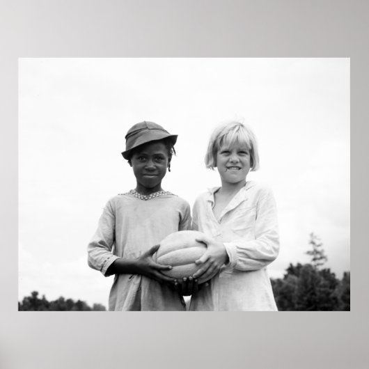 Poster Enfants à Hill House, Mississippi - 1936 (Devant)