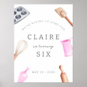 Poster Enfants à la cuisine Anniversaire Bash | Accueil F (Devant)