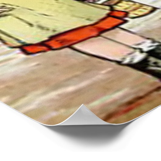 Poster Enfants à la plage (Coin)