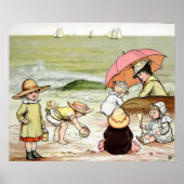 Poster Enfants à la plage (Devant)