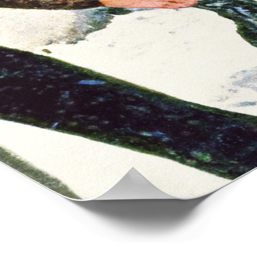 Poster Enfants à portée libre en hiver (Coin)