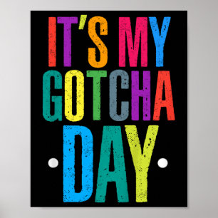 Poster Enfants Adoption Foster Enfant Hourra Mon Gotcha D
