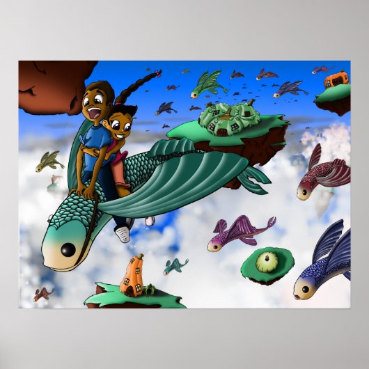 Poster Enfants afro-américains (Devant)