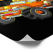 Poster Enfants Amusants Boo équitation Monster Camion Hal (Coin)