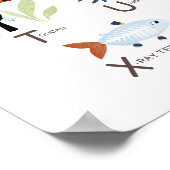 Poster Enfants Animal ABC Alphabet Art (Coin)