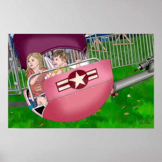 Poster Enfants au carnaval de Whimsical Art (Devant)