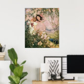 Poster Enfants au printemps par Ruth Hallock (Bureau à domicile)