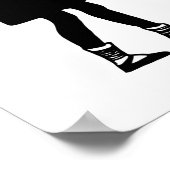 Poster Enfants Avec Ballons Inspirants Silhouette (Coin)