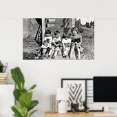 Poster Enfants avec chipettes Imprimer (Bureau à domicile)