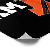 Poster Enfants Basketball 1er Anniversaire Garçon Un An B (Coin)