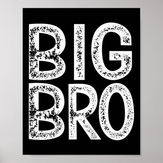 Poster Enfants Big Bro Brother Cadeaux Anniversaire Noël (Devant)