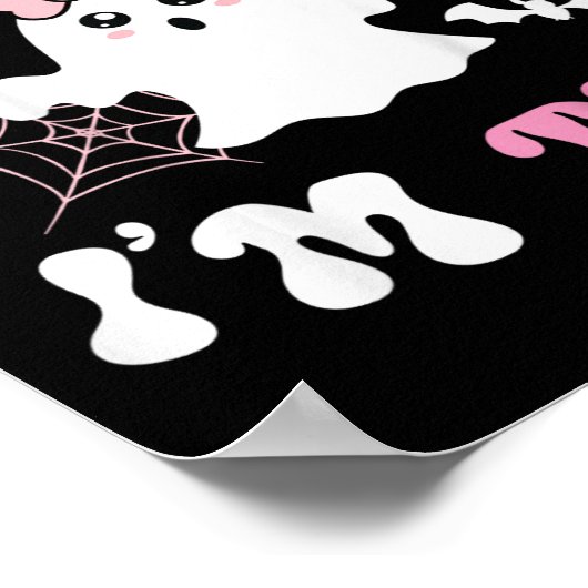 Poster Enfants Boo I'm Two Ghost Second 2nd Birthday Supe (Coin)