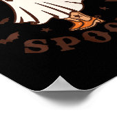 Poster Enfants Boot Scootin Éffrayant Halloween Retro F (Coin)