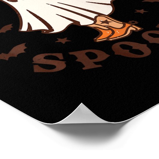 Poster Enfants Boot Scootin Éffrayant Halloween Retro F (Coin)