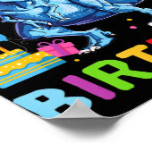 Poster Enfants C'est mon 5e anniversaire Joyeux 5 ans T-R (Coin)