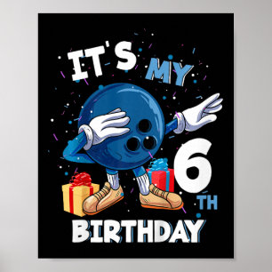 Poster Enfants C'Est Mon 6e Anniversaire 6 Anniversaire B