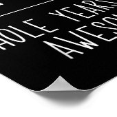 Poster Enfants Cinquième anniversaire garçon, 5 ans Anniv (Coin)