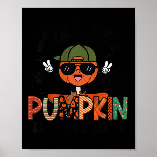Poster Enfants Citrouille le plus frais dans le Patch Hal (Devant)