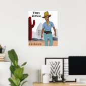 Poster Enfants Cowboy Special Sheriff Photo AJOUTER (Bureau à domicile)