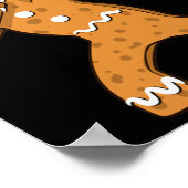 Poster Enfants Dabbing Dab Gingerbread Homme Noël Filles  (Coin)