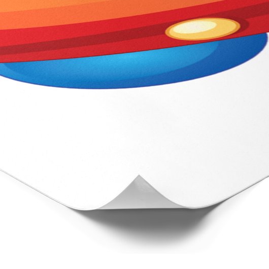 Poster Enfants Dans Un Navire Spatial (Coin)