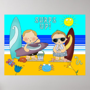 Poster Enfants de Beach Boys pour enfants