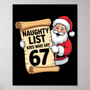 Poster Enfants de la liste vilains qui disent 67 Funny Me