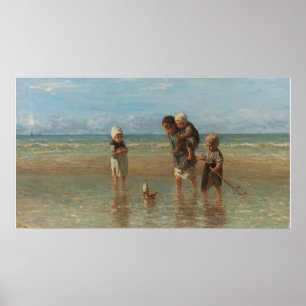 Poster Enfants de la mer, Jozef Israels