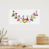 Poster Enfants de la Nativité (Cuisine)