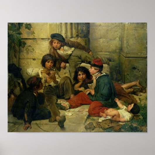 Poster Enfants des rues de Paris, 1852 (Devant)