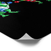 Poster Enfants Dinosaure Boxe T Rex T Chemise Gants Cadea (Coin)