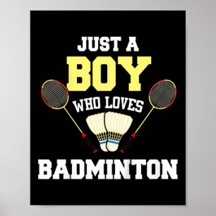 Poster Enfants Dminton Shirt Boy Dminton Lover Dminton Pl