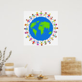 Poster Enfants du monde (Cuisine)