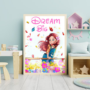 Poster Enfants en garderie Inspirationnels rêvent de gran