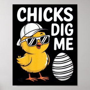 Poster Enfants Enfants Poussins Me Creuser Joyeux Garçons