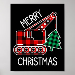 Poster Enfants Enfants Toddler Camion de Noël Garçon Xmas