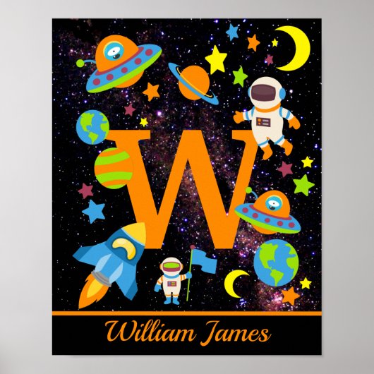 Poster Enfants Espace Milkyway (Devant)