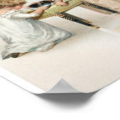 Poster Enfants et chats Vintage (Coin)