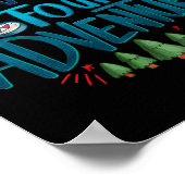 Poster Enfants Fabriqué Quatre Aventure 4e Anniversaire C (Coin)