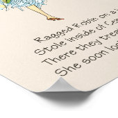 Poster Enfants Fleur de Livre Ancien RAGGED ROBIN (Coin)