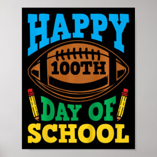 Poster Enfants Garçons Filles 100 Jours D'École Joyeux 10