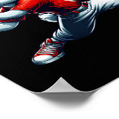 Poster Enfants Garçons Heureux Bunny Pâques Jouant Baseba (Coin)