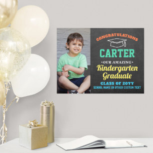 Poster Enfants - Graduation maternelle ou préscolaire Pho