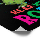 Poster Enfants J'ai quatre Entendez-moi Roar 4e anniversa (Coin)