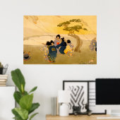 Poster Enfants Japonais - Bertha Lum - 1913 (Bureau à domicile)