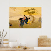 Poster Enfants Japonais - Bertha Lum - 1913 (Cuisine)