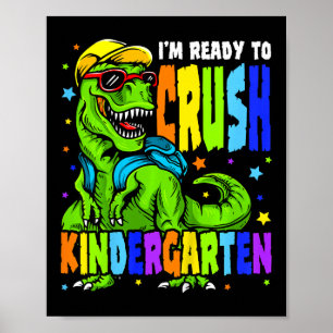 Poster Enfants Je suis prêt à écraser jardin d'enfants Di