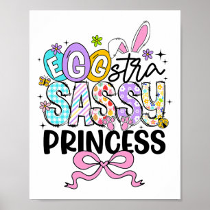 Poster Enfants Jour de Pâques Oeuf-stra Sy Princesse Fill