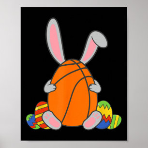 Poster Enfants Joyeux Pâques Bysketbyll Bunny Oreilles Am